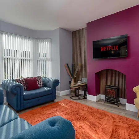 Dom wakacyjny Modern Cozy Retreat-family-friendly-near & Peak District